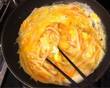 m節約☆もやしとカニカマの中華たまご丼作り方3写真