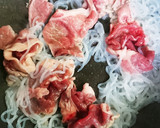 【作り置き】豚肉とエリンギの生姜煮作り方1写真