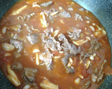 簡単♪牛肉とほうれん草のトマト煮込み作り方5写真