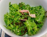 わさび菜の塩昆布サラダ作り方5写真