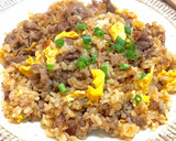 技有★牛肉と卵の焼肉炒飯★簡単焼肉のたれ作り方20写真
