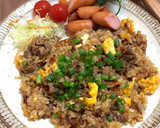 技有★牛肉と卵の焼肉炒飯★簡単焼肉のたれ作り方22写真