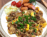 技有★牛肉と卵の焼肉炒飯★簡単焼肉のたれ作り方23写真