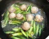ベビー帆立とアスパラガスのペペロンチーノ作り方7写真