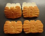 チョコとナッツのかにぱんミニアイス作り方2写真