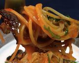 霜降り和牛とキノコのすき焼き風パスタ♪ૢ作り方25写真