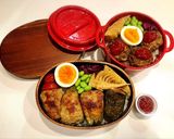 のっけ弁当(ピーマン肉詰め)作り方1写真