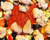 チキンラタトゥイユ　トマト缶で簡単！作り方5写真