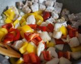 テンペと鶏肉の玄米ガパオライス作り方4写真