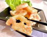 濃厚こってり♡明太バター♡れんこん焼き♡作り方16写真