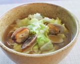 今が旬！あさりの味噌バタースープ作り方5写真