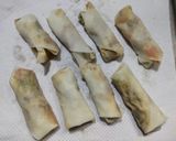 少量の油で揚げるミニ春巻作り方6写真