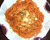 ケチャップでエビトマトクリームパスタ作り方5写真