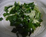 ネギ　パセリでパンチを効かせたカレー作り方6写真