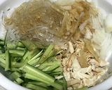 作り置き♡ササミのサラダチキン中華サラダ作り方4写真
