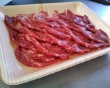 祖母直伝♪牛肉と玉葱の甘辛煮☆作り方1写真
