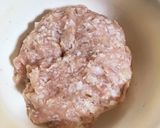 つくねの照り焼きハンバーグ作り方1写真