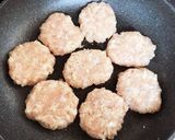 つくねの照り焼きハンバーグ作り方2写真