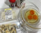 長芋とアサリの卵焼き作り方1写真