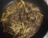 しっかり味付け♪牛ごぼう作り方4写真