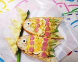✨こどもの日*こいのぼりバケットピザ*作り方17写真