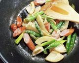 　たけのこ&アスパラ！ガリマヨソテー♡作り方7写真