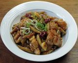 新ごぼうと鶏もも肉の照り煮作り方9写真
