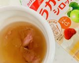 糖質オフ☆桜茶のクリームソーダ♪作り方2写真
