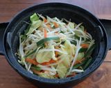 新生活応援!もやし・キャベツの肉味噌のせ作り方4写真