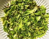 シラスとフキノトウの醤油炒め作り方1写真