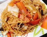 最強！ベーコンエッグ焼きそば！作り方5写真
