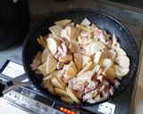 タケノコと鶏肉の煮物♪作り方2写真