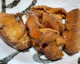 豚アレルギーの人へ豚の角煮みたい鶏の角煮作り方4写真