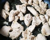 作り置き　鶏胸肉の塩レモンソース焼き作り方3写真