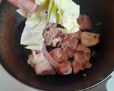 低糖質♡鶏肉とキャベツのガーリック炒め作り方3写真