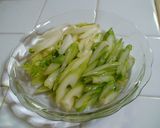おすすめ♪　セロリのピリ辛煮作り方1写真