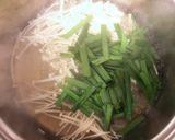 ニラとえのきの中華スープ作り方2写真