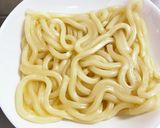 時短で釜玉うどん（ちょっと失敗…）作り方1写真