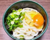 時短で釜玉うどん（ちょっと失敗…）作り方3写真