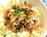 お肉柔らか豚丼★豚こま肉メイン簡単ランチ作り方28写真