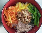 5チャレンジャー丼（黄、緑、白、茶、橙）作り方8写真