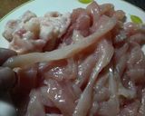 鶏肉で青椒牛肉絲（チンジャオロース）作り方2写真