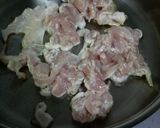 鶏肉で青椒牛肉絲（チンジャオロース）作り方4写真