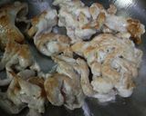 鶏肉で青椒牛肉絲（チンジャオロース）作り方5写真