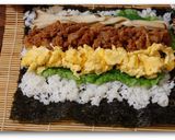 チェユクポックム キンパ作り方6写真