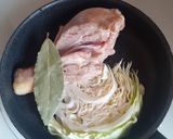 キャベツと鶏肉のワイン蒸し♡フレンチ作り方3写真