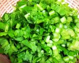 カブの葉っぱの炒め物 Ver.2作り方1写真
