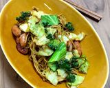 春キャベツカレー焼きそばソース付アレンジ作り方12写真