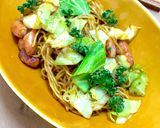 春キャベツカレー焼きそばソース付アレンジ作り方15写真