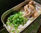 キャンプでできる、香味ペーストの中華粥作り方7写真